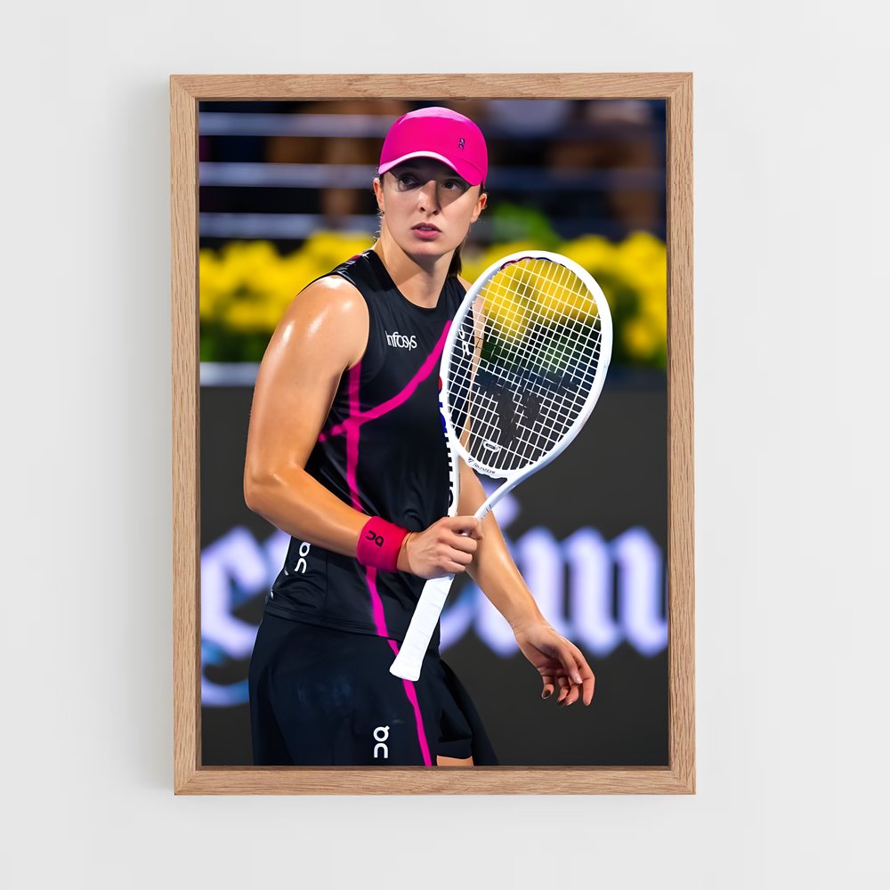 Poster Iga en Action – affiche Tennis (vue 4)
